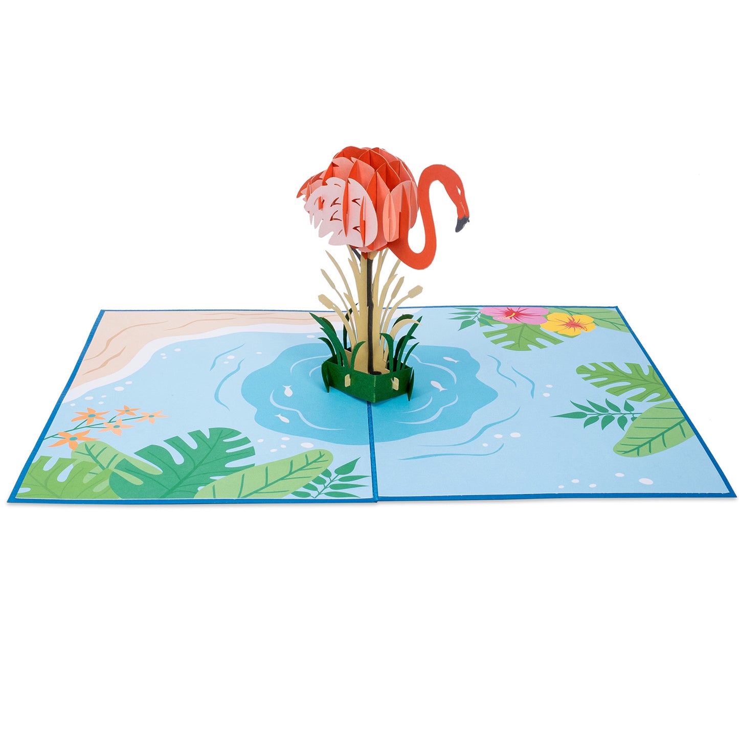 Flamingo Pop Up Card