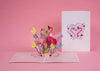 Flamingo Love Pop Up Card