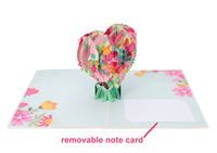 Thumbnail for Floral Heart Pop Up Card