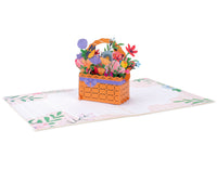Thumbnail for Flower Basket Pop Up Card