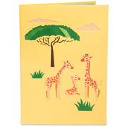 Giraffe Pop Up Card