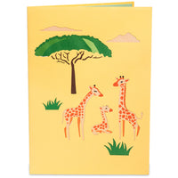 Thumbnail for Giraffe Pop Up Card