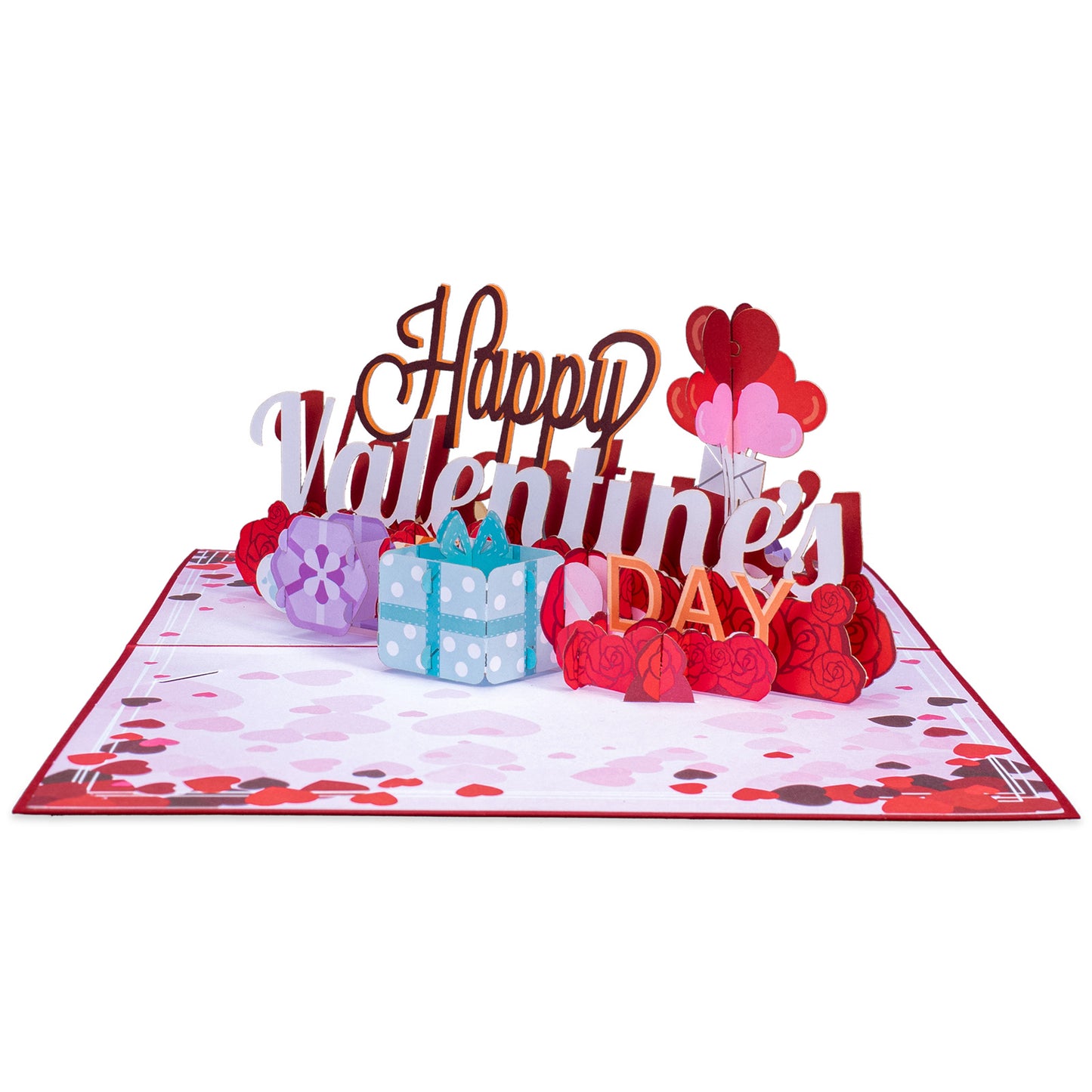 Happy Valentines Day Pop Up Card