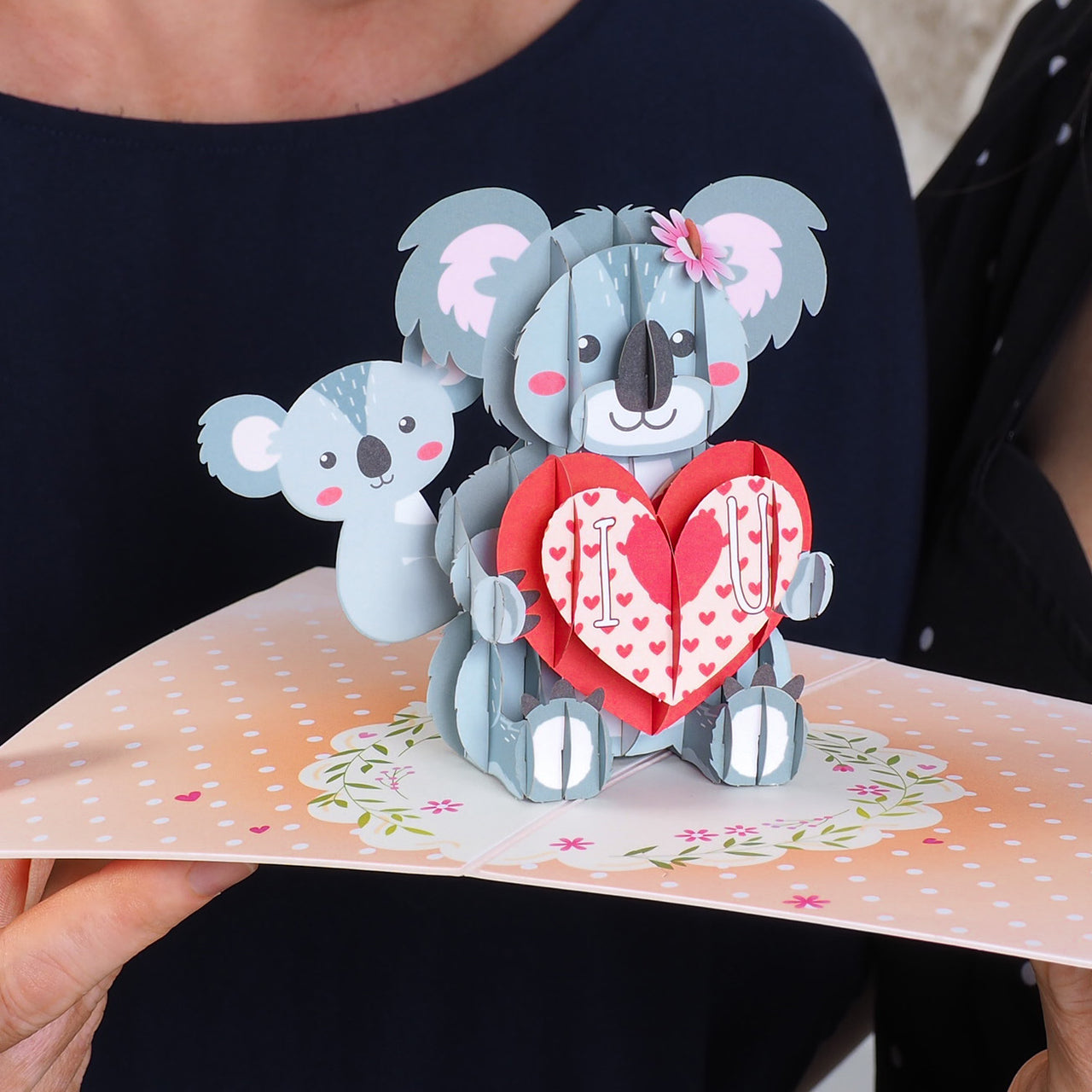 Koala Mom Pop Up Card