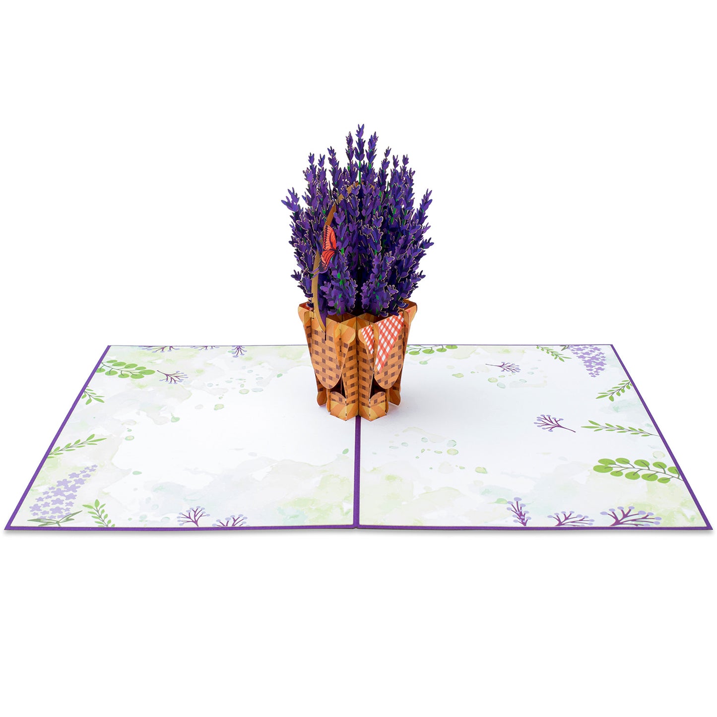 Lavender Pop Up Card