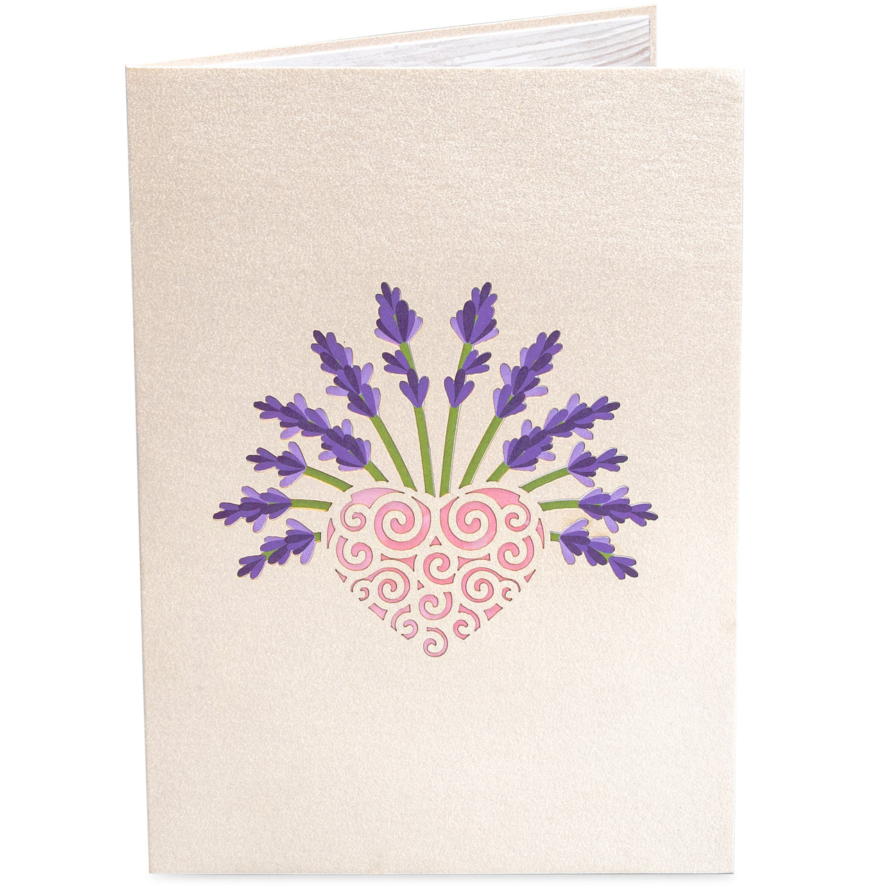 Lavender Pop Up Card