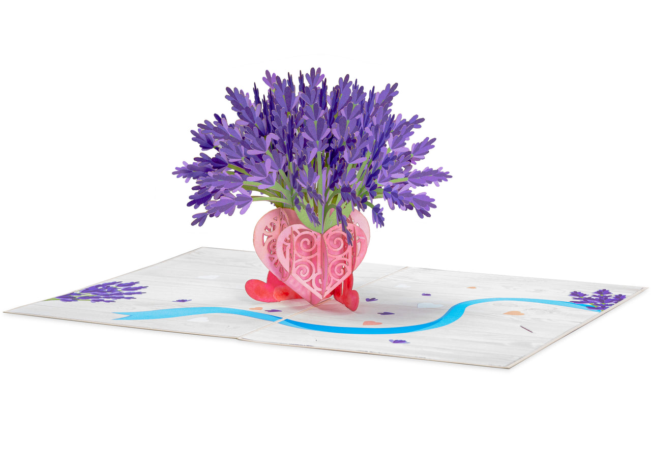 Lavender Pop Up Card