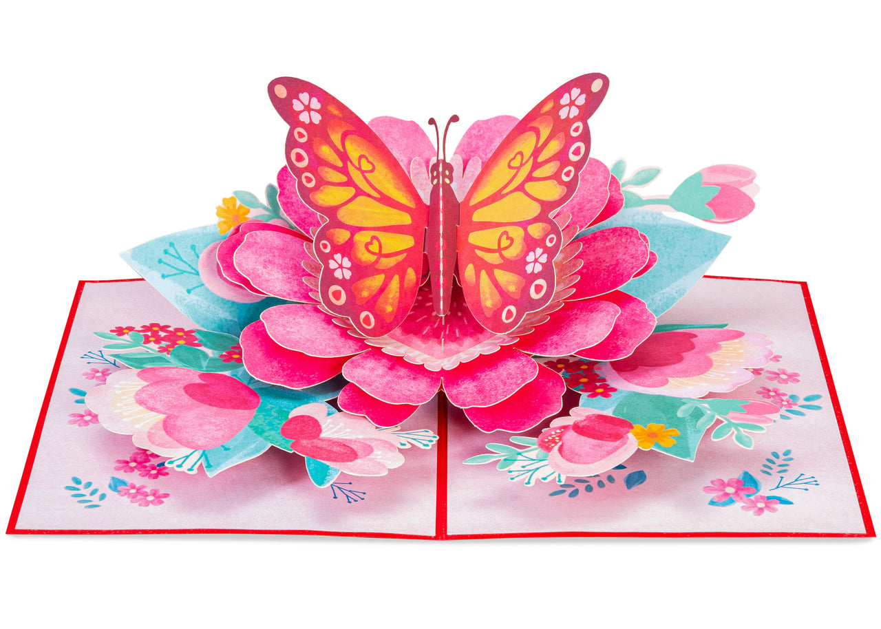 Love Butterfly Pop Up Card