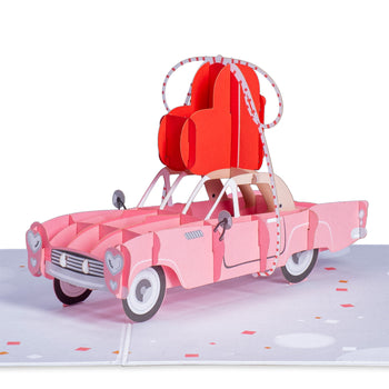 Love Car Pop Up Card