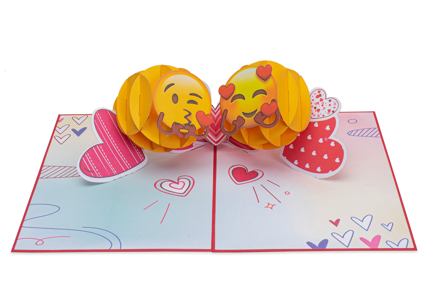 Love Emojis Pop Up Card