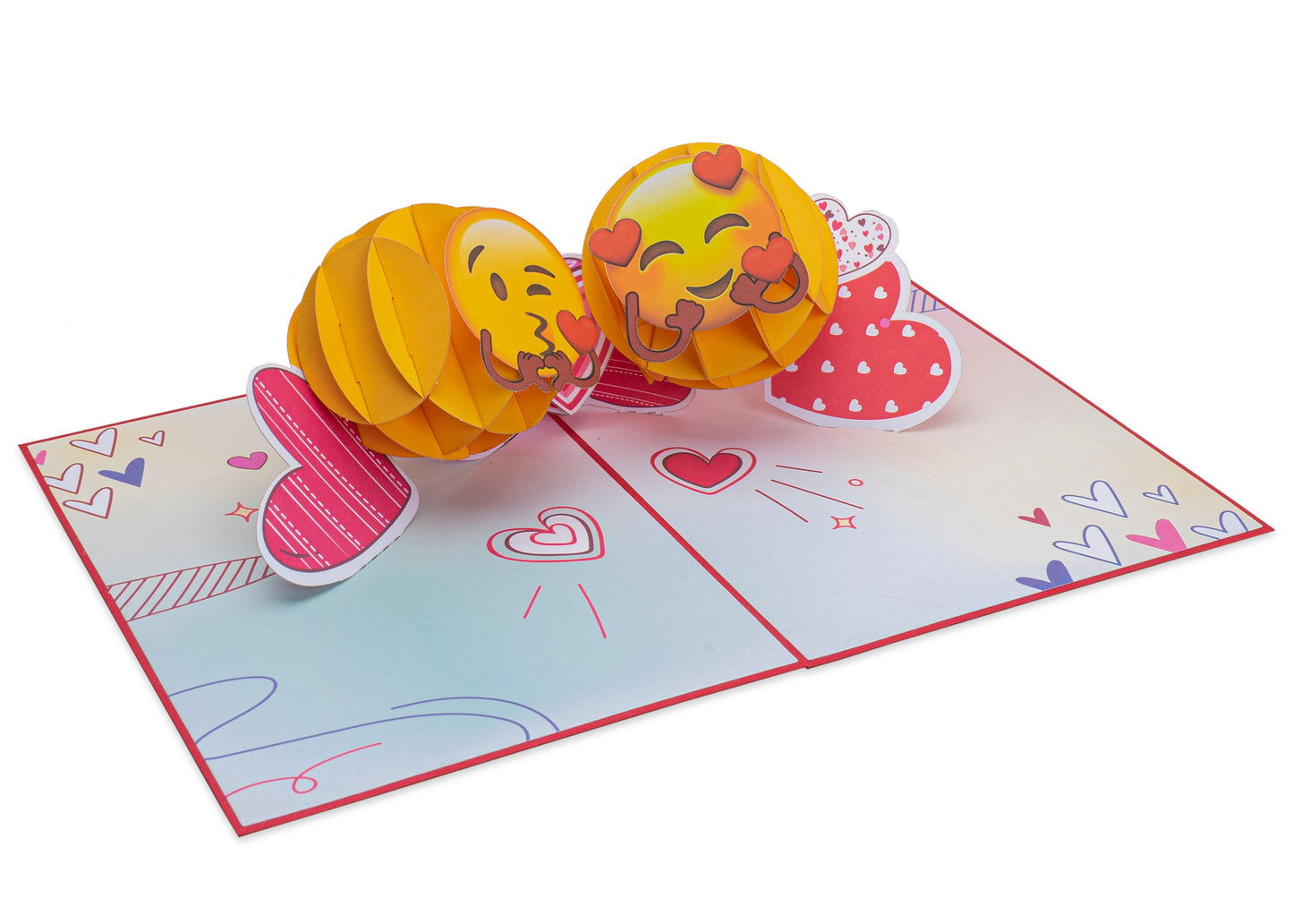 Love Emojis Pop Up Card