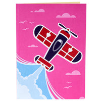 Thumbnail for Love Biplane Pop Up Card