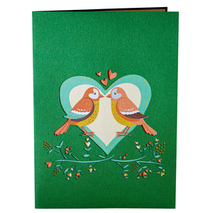 Lovebird Pop Up Card