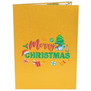 Merry Christmas Pop Up Card