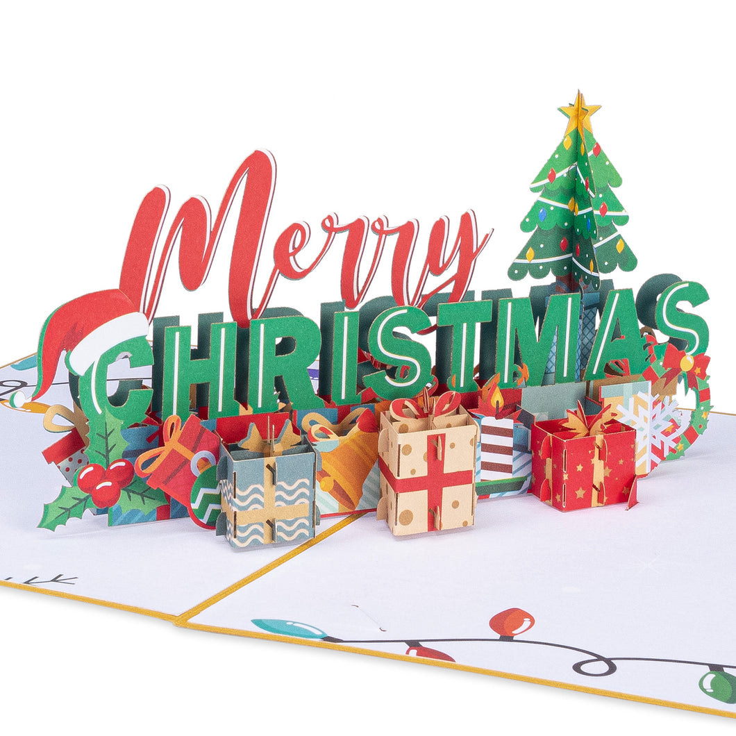 Merry Christmas Pop Up Card