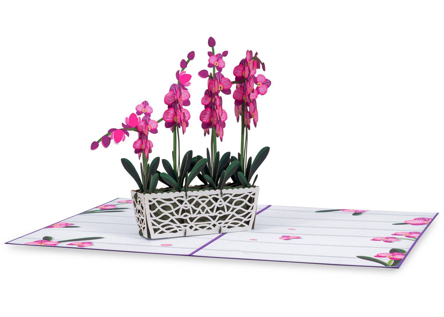 Orchids Pop Up Card