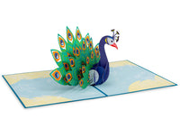 Thumbnail for Peacock Pop Up Card