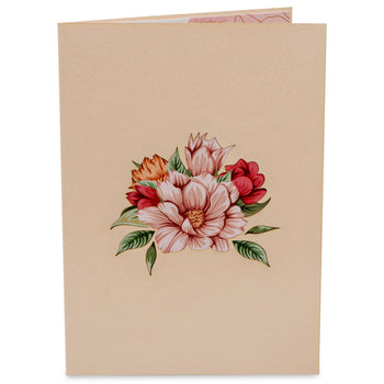 Floral Plant Pop Up Card