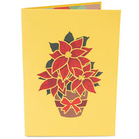 Thumbnail for Poinsettia Christmas Flower Pop Up Card