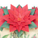 Poinsettia Pop Up Christmas Card