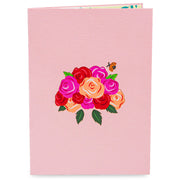 Roses Basket Pop Up Card