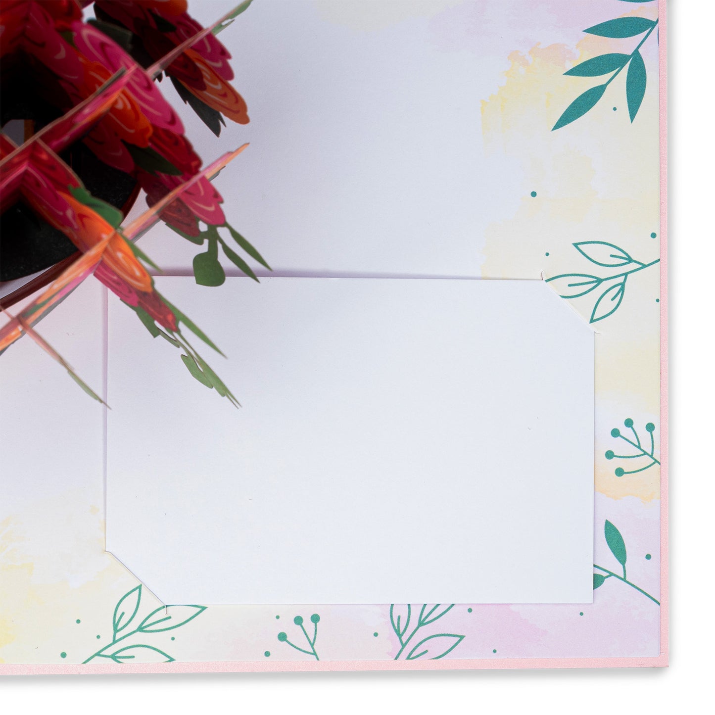 Roses Basket Pop Up Card