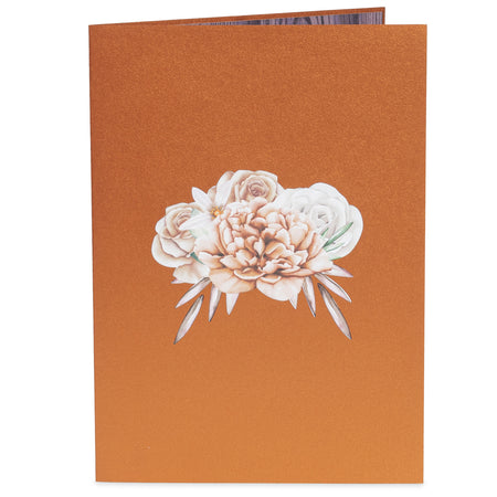 Rustic Flower Basket pop-up card