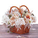 Rustic Flower Basket Pop Up Card