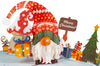 Santa Gnome Pop Up Card