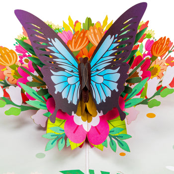 Spring Butterfly Pop Up Card