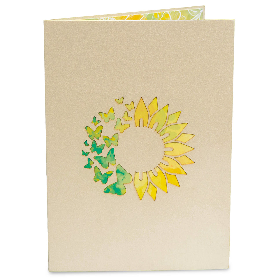 Sunflowers Pop Up Card