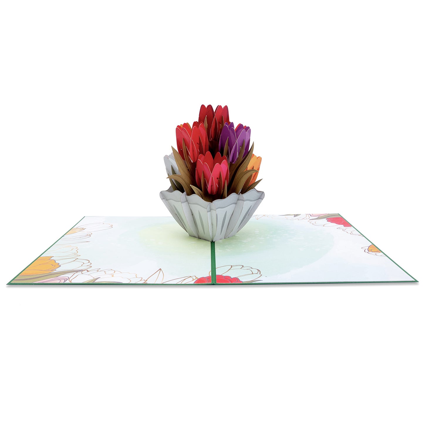 Tulips pop-up card