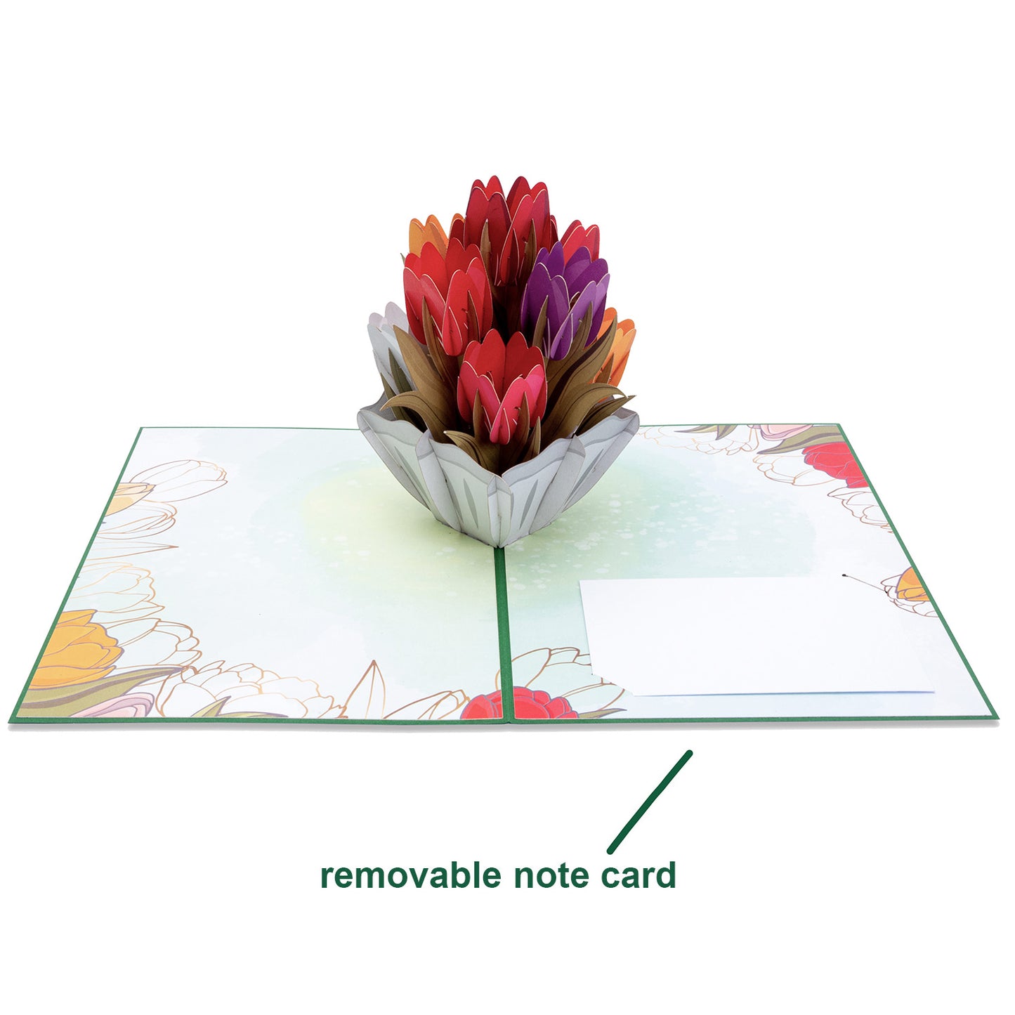 Tulips pop-up card