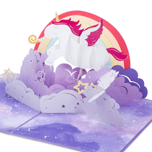 Unicorn Pop Up Card - 5"x7"