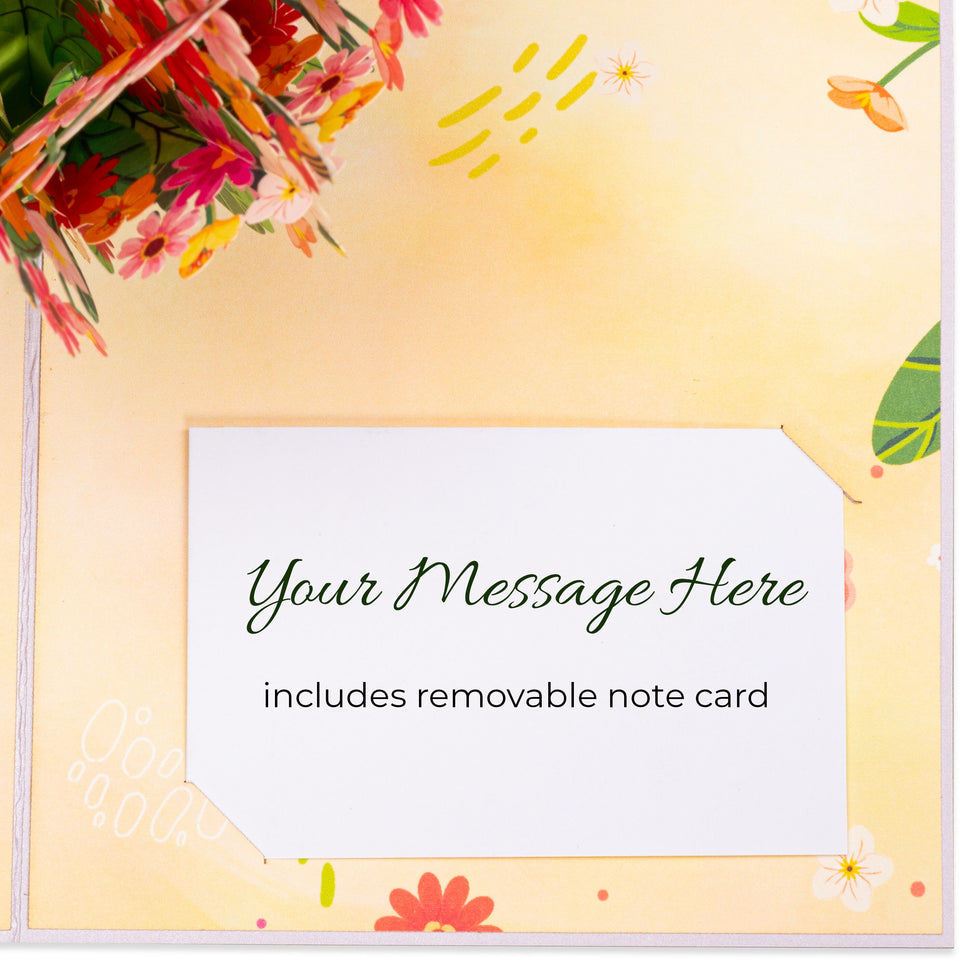 Spring Bouquet Pop-up Card