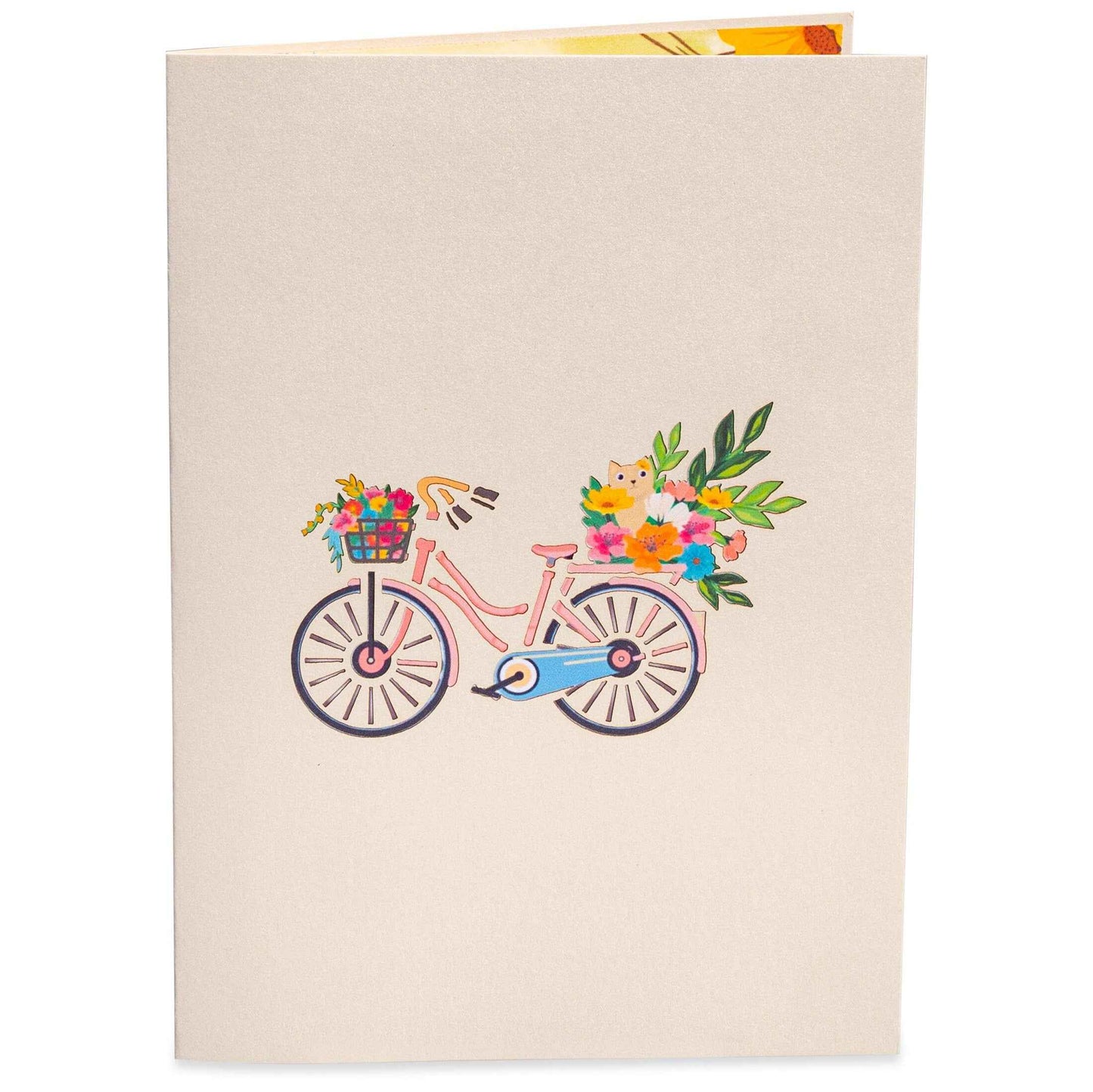 Paper Love Pop Up Cards - Flower Bike Pop Up Card